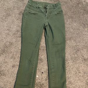 Delias olive green crop pants